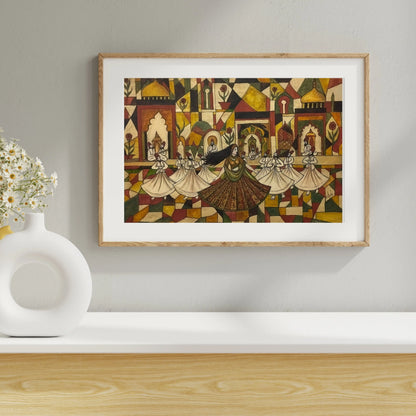 Sufi Whirling Painting