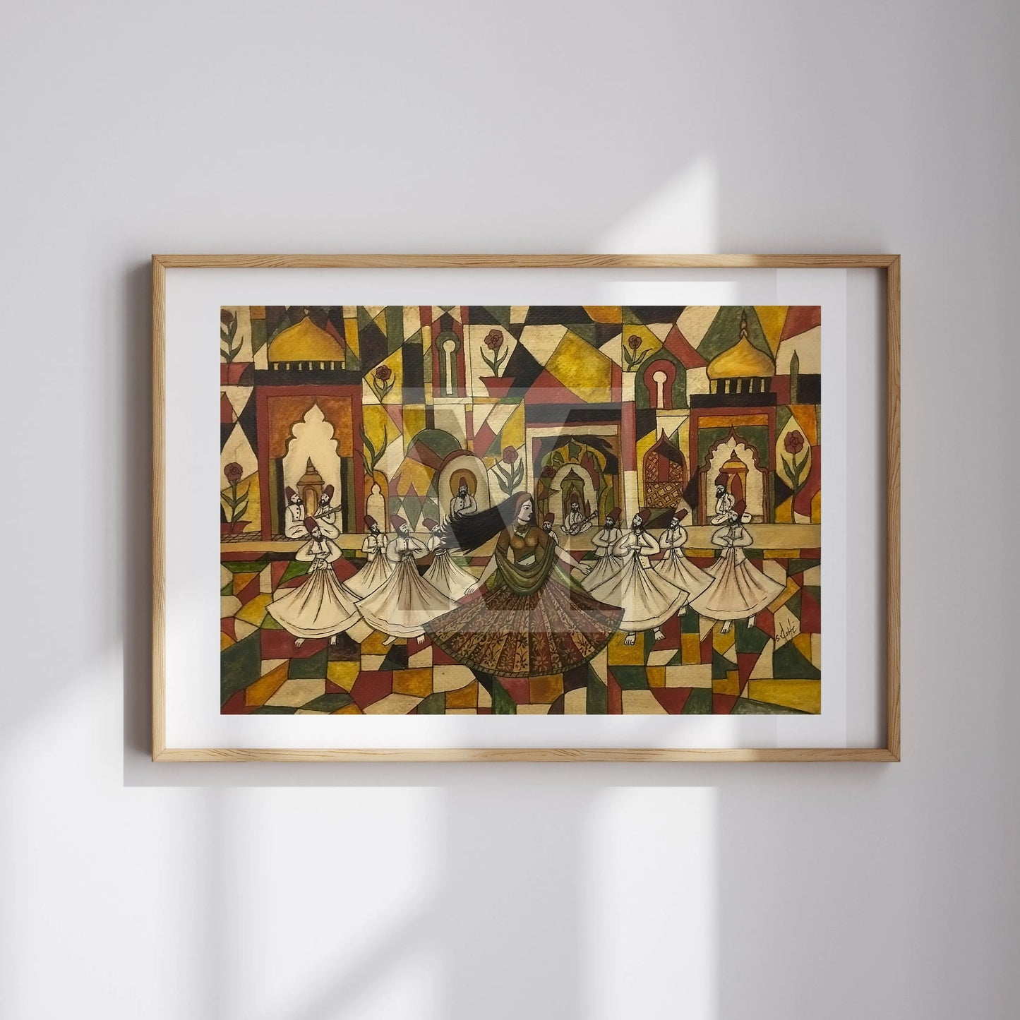Sufi Whirling Painting
