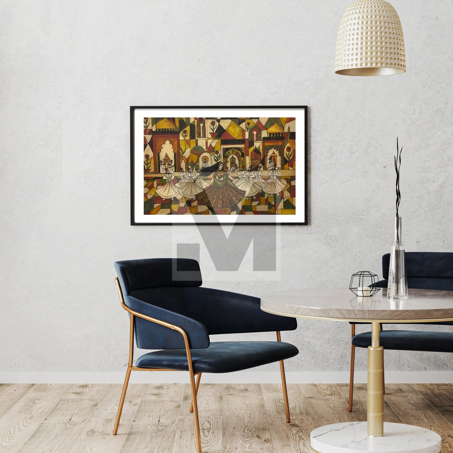 Sufi Whirling Painting