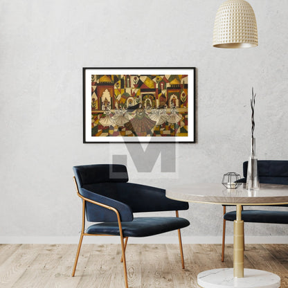 Sufi Whirling Painting